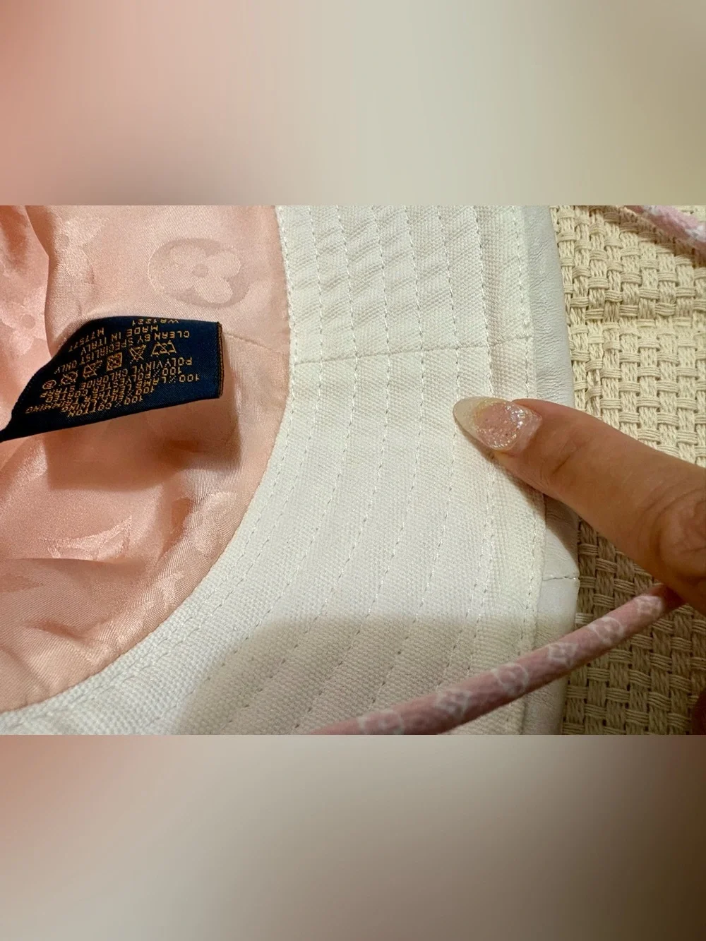 Casual Chic Louis Vuitton Pink Bucket Hat, Gently Loved!